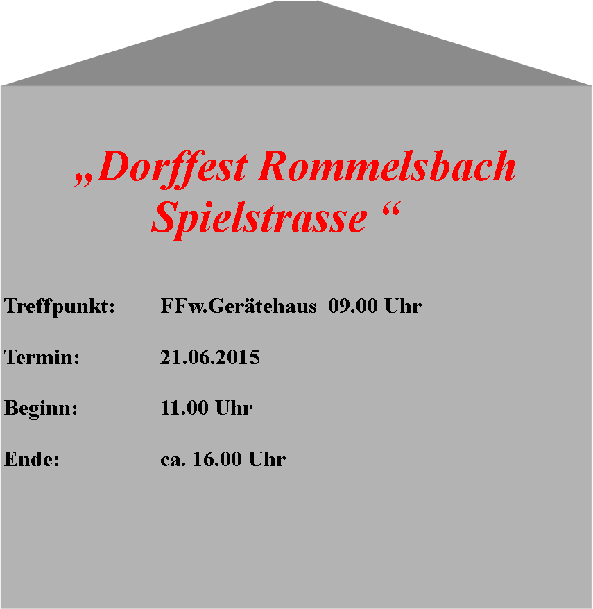 Textfeld:       �Markungsputzede�		 					Treffpunkt:		FFw.Ger�tehaus 						Termin:				14.03.2015Beginn:				10.00 UhrEnde:				12.00 Uhr